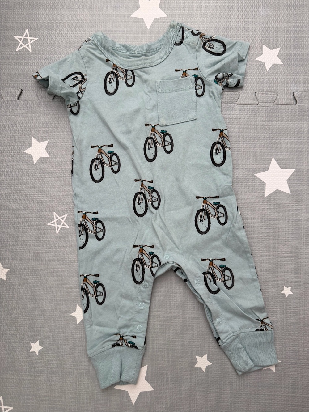 Tea Collection - Cotton Bicycle Jumpsuit, 6-9 months